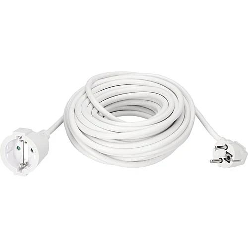 EGB Verlängerung H05VV-F3G1,5mm² 15m reinweiß