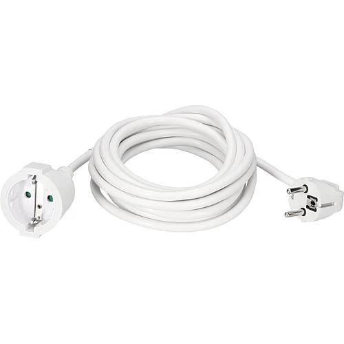 EGB Verlängerung H05VV-F3G1,5mm² 4,0m reinweiß