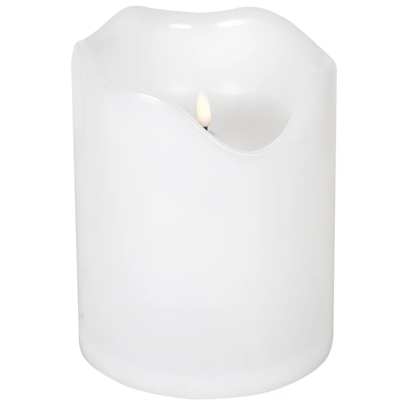 STAR TRADING LED-Kerze, FLAMME GRAND, 2 warmweiße LEDs