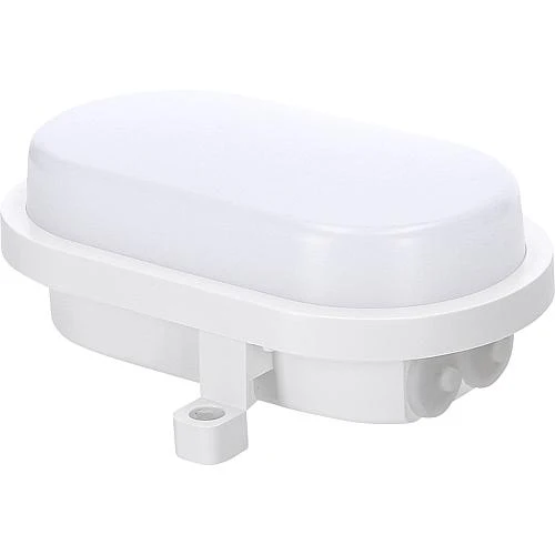 EGB LED Ovalarmatur IP65 4-9W + CCT, weiß