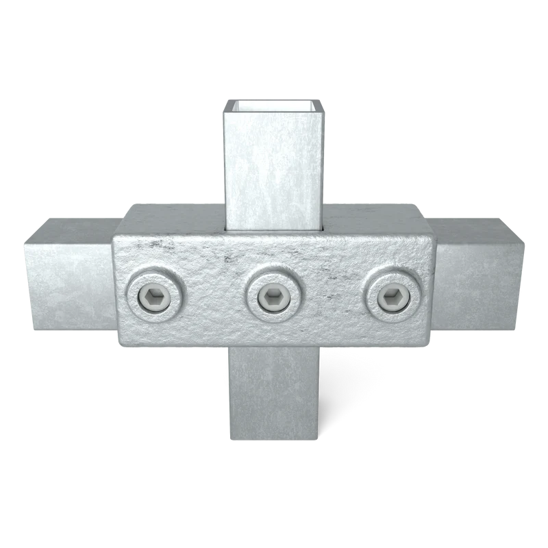 Kreuzstück in 1 Ebene 40 mm quadratisch