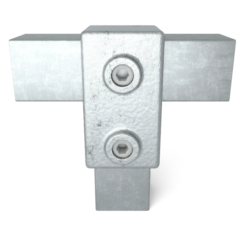 T-Stück kurz 40 mm quadratisch