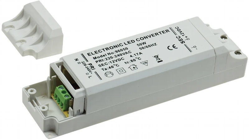 LED-Trafo "CT-50-V2", 1-50W 230V~ auf 12V=, eckig