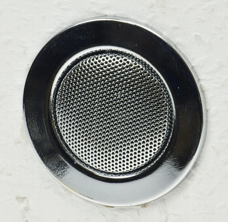 Decken-Einbaulautsprecher "Mini" Halogen-Look, 8cm Ø, 6cm Einbau, chrom