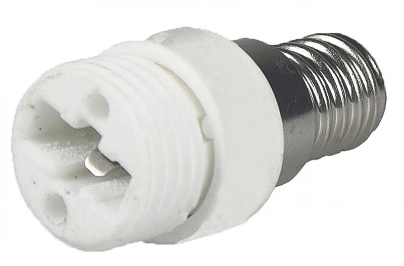Lampensockel-Adapter, Keramik E14 auf G9