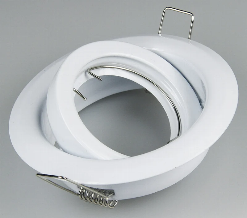 Decken-Einbaustrahler "SR90" weiß schwenkbar, Ø98mm, für 50mm Lampen