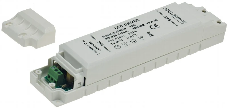 elektronischer LED-Trafo 1-80W 230V~ auf 12V= Konstantspannung