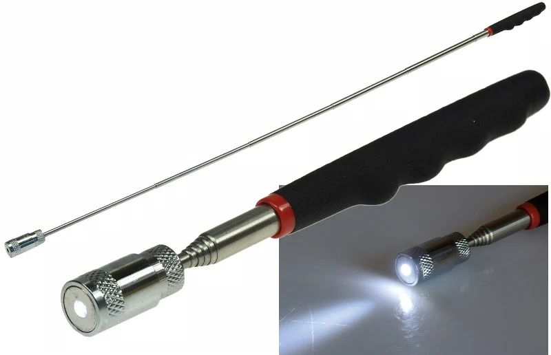 Teleskop Pick-Up Werkzeug mit LED Länge 20-80cm, Zugkraft ca. 3,2kg