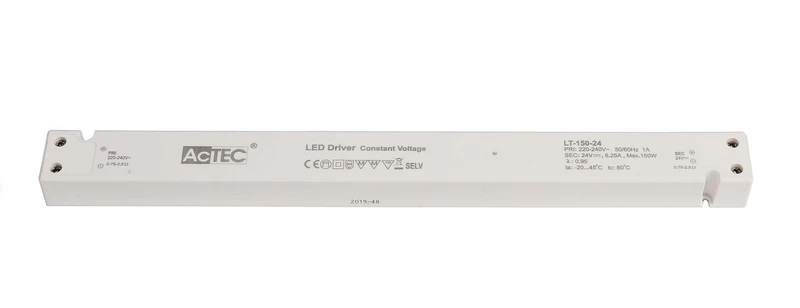 Deko-Light LONG-FLAT, CV, LT-150-24 Schwarz