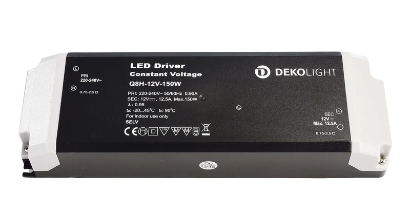 Deko-Light BASIC, CV, Q8H-12-150W Schwarz