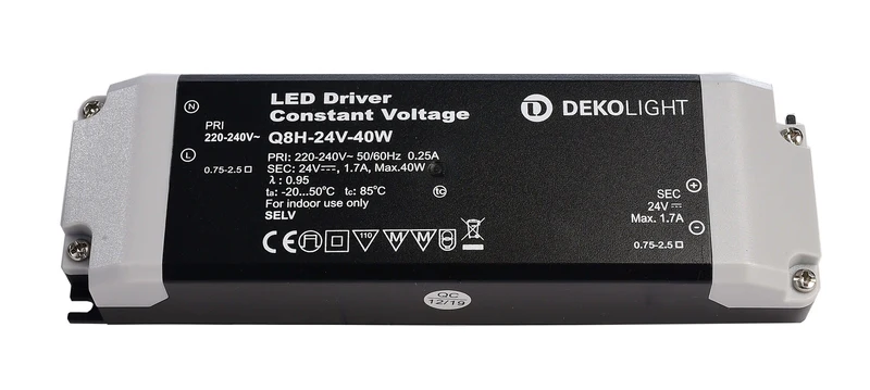 Deko-Light BASIC, CV, Q8H-24-40W Schwarz