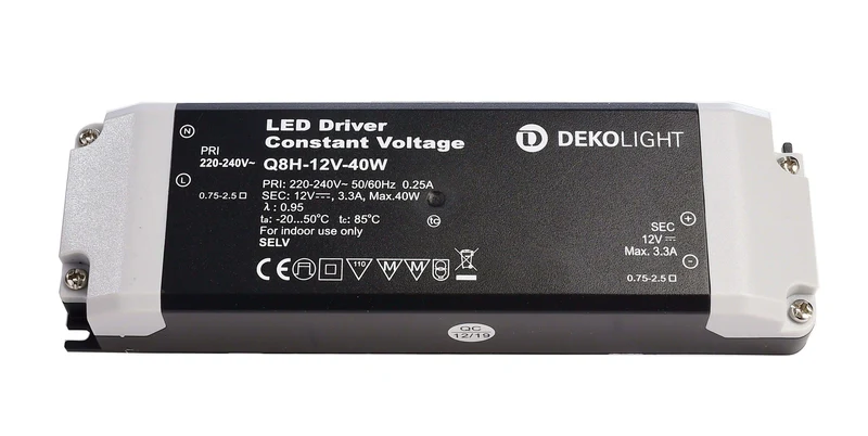 Deko-Light BASIC, CV, Q8H-12-40W Schwarz