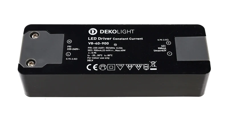 Deko-Light BASIC, CC, V8-40-900/40W Schwarz