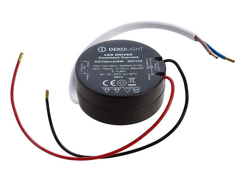 Deko-Light ROUND, CC, RS700mA/8W Schwarz