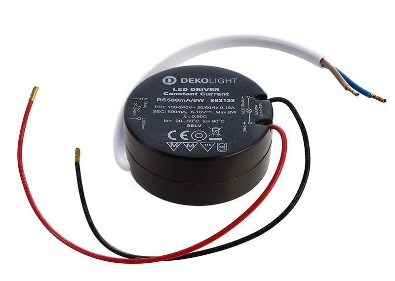 Deko-Light ROUND, CC, RS500mA/8W Schwarz