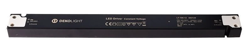 Deko-Light LONG-FLAT, CV, LT-100-12 Schwarz