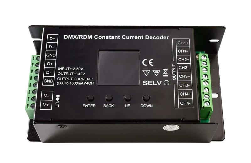Deko-Light DMX/RDM 4 CH CC Decoder Schwarz