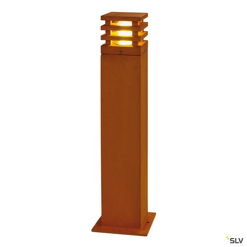 SLV RUSTY 70 LED SQUARE Aussenleuchte, eisen gerostet, LED 3000K