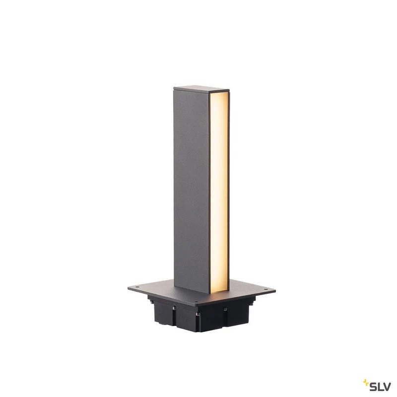 SLV H-POL, Wege- und Standleuchte, einflammig, LED, 3000K, anthrazit, L/B/H 16,5/16,5/36 cm