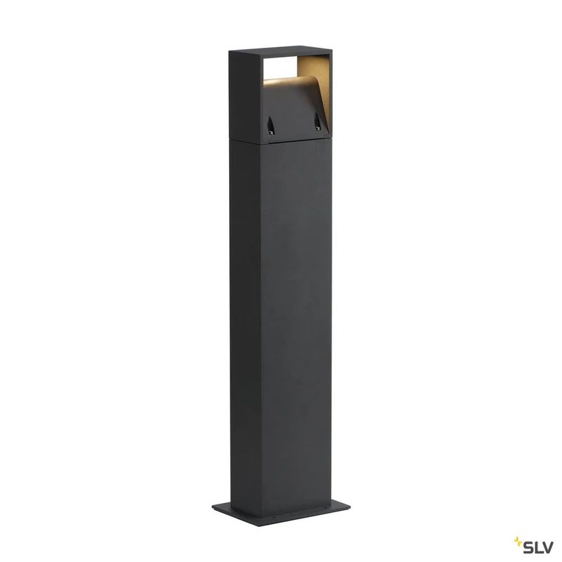SLV LOGS 70 Stehleuchte, eckig, anthrazit, 6W LED, warmweiss