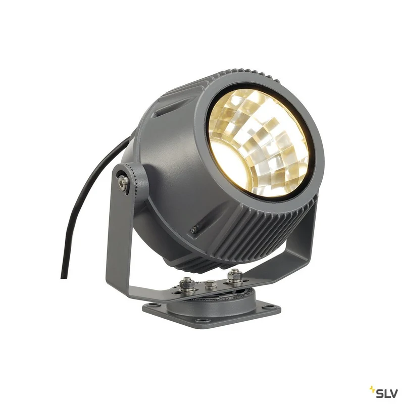 SLV FLAC BEAM LED Strahler, steingrau, mit Philips DLM ES Modul 3000lm, 3000K