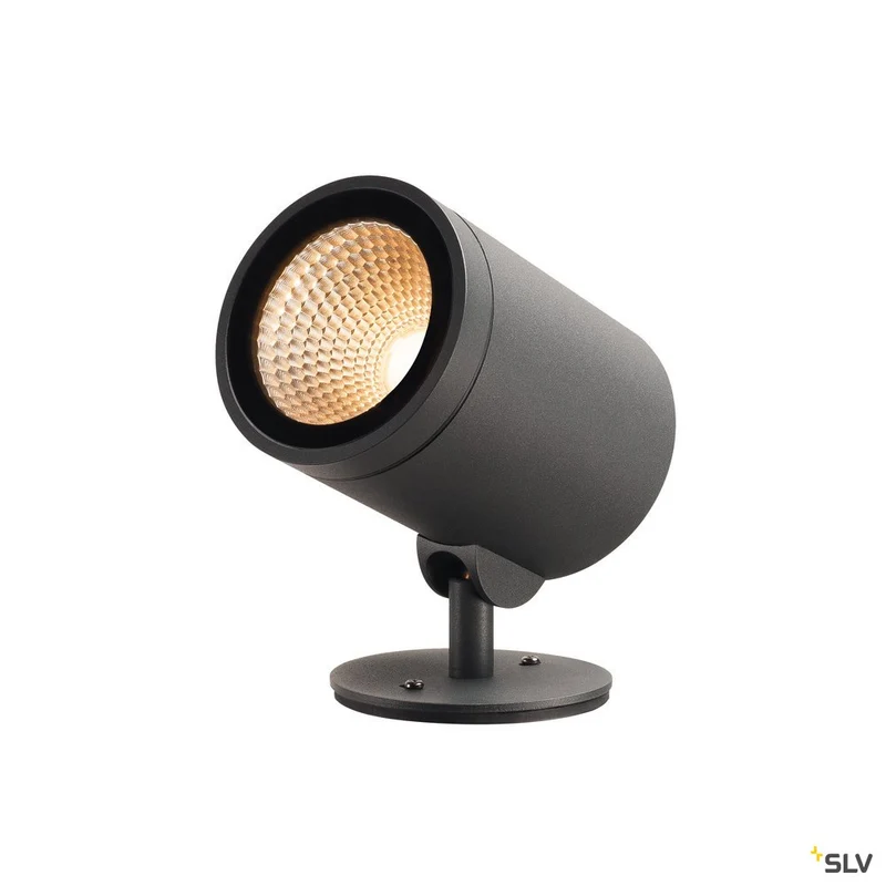 SLV HELIA, Outdoor Wege- und Standleuchte, LED, 3000K, rund, anthrazit, 15W, zur Spießleuchte umrüstbar