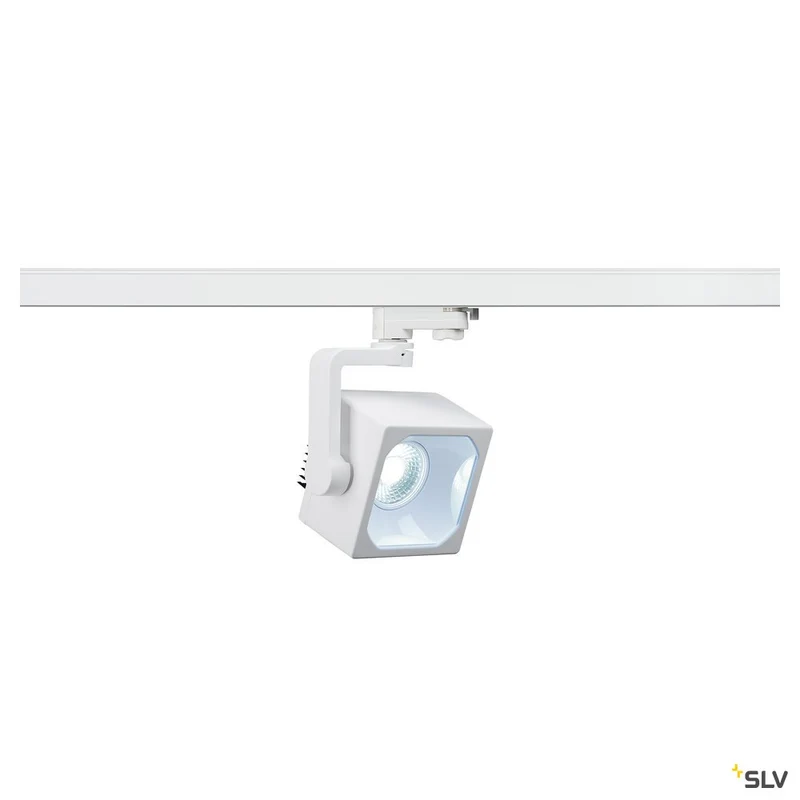 SLV EURO CUBE Spot,weiss, 60°, 4000K, CRI90, inkl. 3P.-Adapter