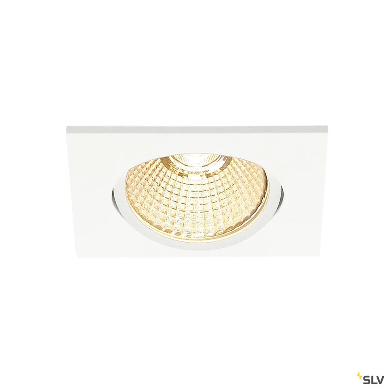 SLV NEW TRIA eckig, LED Indoor Deckeneinbauleuchte, weiß, 1800-3000K, 7,2W
