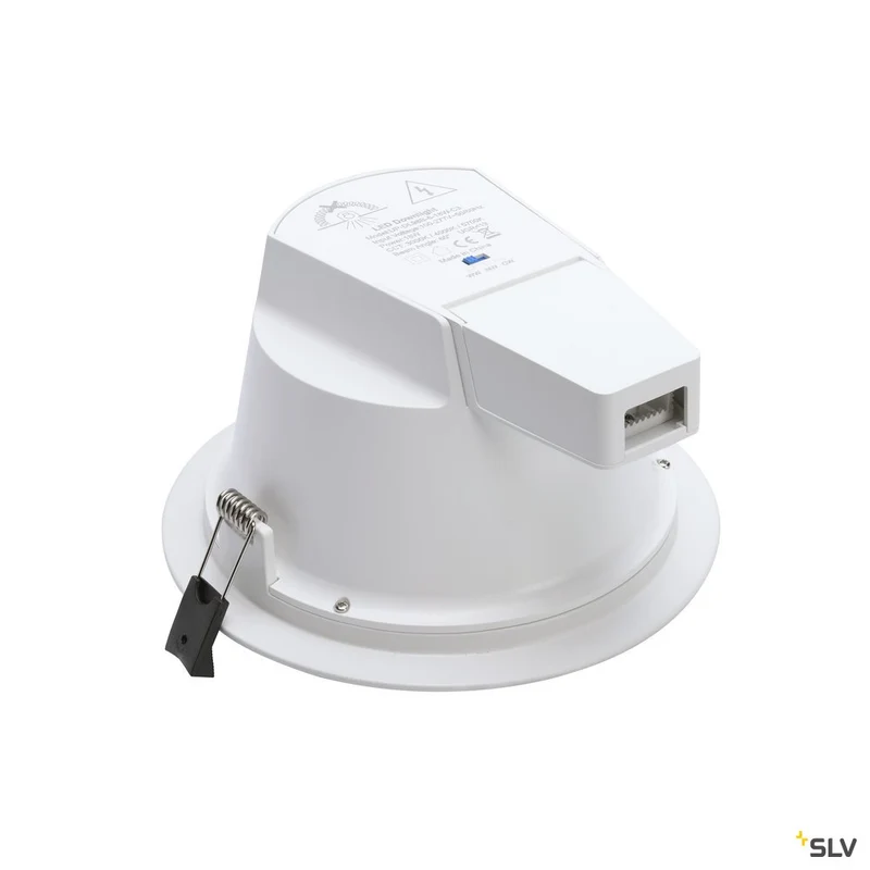 SLV RILO DL, LED Indoor Deckeneinbauleuchte, weiß/chrom, 3000/4000K, 18W
