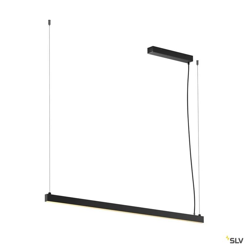 SLV AROSA 1,25m, TRIAC, PD, LED Indoor Pendelleuchte, schwarz, 3000K