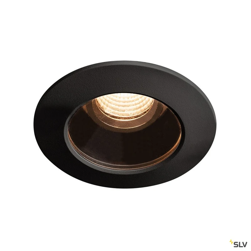 SLV VARU DL, LED Outdoor Deckeneinbauleuchte, schwarz, IP20/65, 2700K