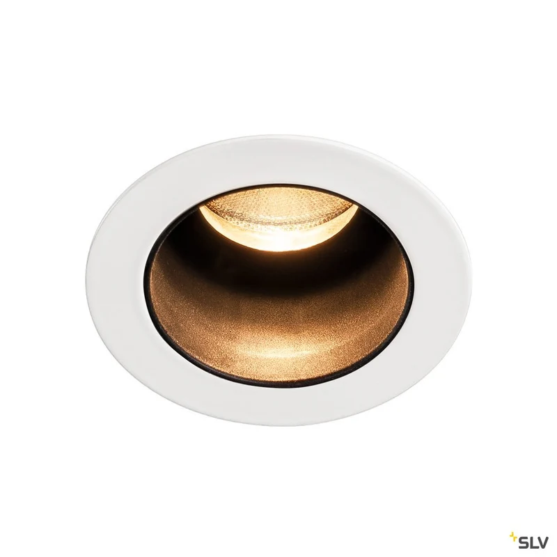 SLV TRITON MINI DL, LED Indoor Deckeneinbauleuchte, schwarz/weiß, 3000K, 15°