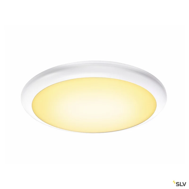 SLV RUBA 20 CW, LED Outdoor Wand- und Deckenaufbauleuchte, weiß, IP65, 3000/4000K
