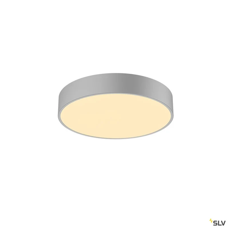 SLV MEDO 40 CW, CORONA, LED Indoor Wand- und Deckenaufbauleuchte, TRIAC, silbergrau 3000/4000K