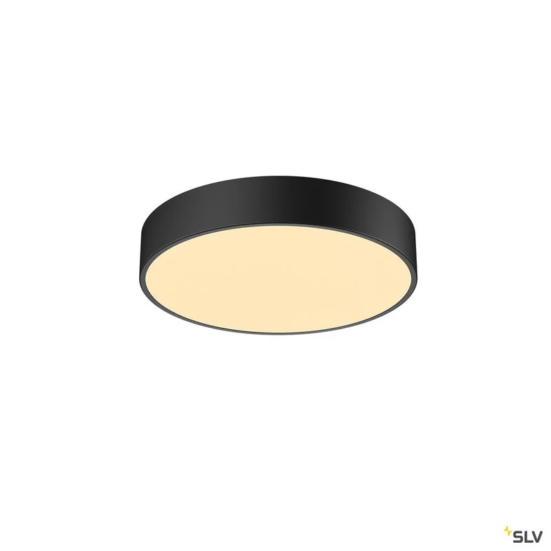 SLV MEDO 40 CW, CORONA, LED Indoor Wand- und Deckenaufbauleuchte, TRIAC, schwarz, 3000/4000K