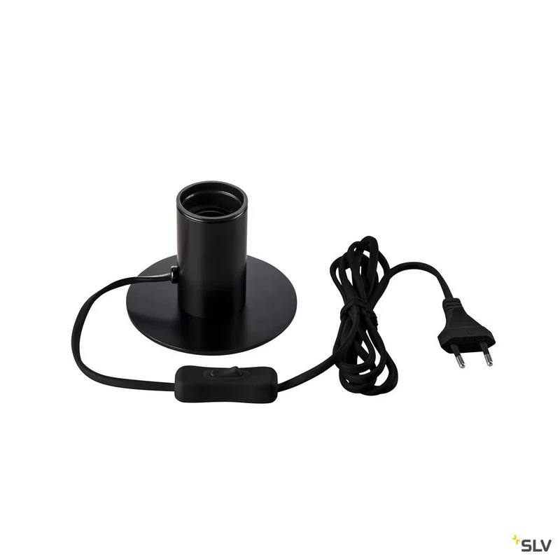 SLV FITU TL, Indoor Tischleuchte, schwarz, E27, max. 10W