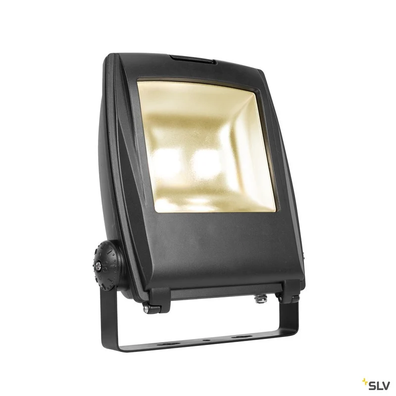 SLV LED FLOOD LIGHT 80W, schwarz, 3000K, 90°