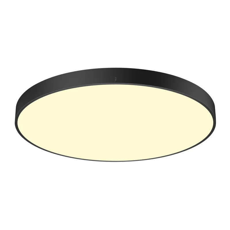 MEDO® PRO 90, Deckenaufbauleuchte, rund, 3000/4000 K, 74 W, Phasenabschnitt, 110°, schwarz