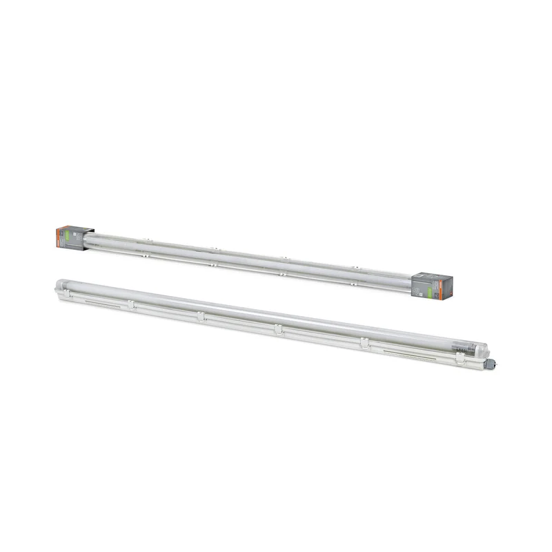 OSRAM SUBMARINE® NATURE LOOP Feuchtraum-Leuchte mit LED-Röhre, weiß, 20W, 2300lm, kaltweiß, staubdicht, strahlwassergeschützt, 40. 000 Stunden, energiesparend, Tageslichtsensor, Bewegungsmelder