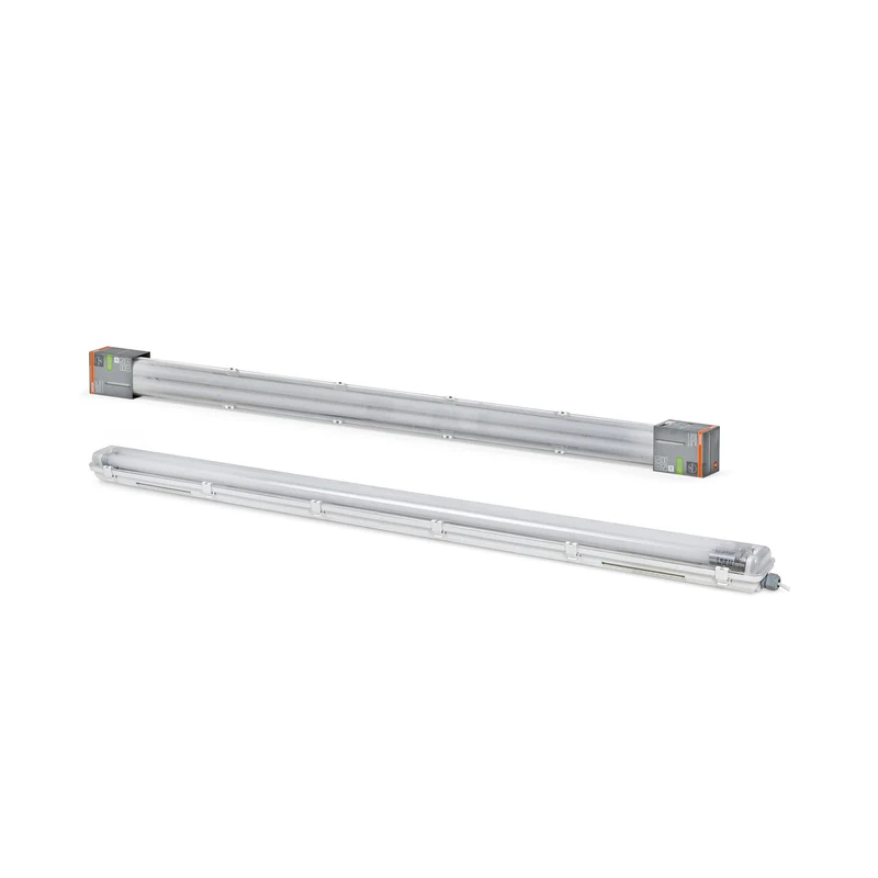 OSRAM SUBMARINE® NATURE LOOP Feuchtraum-Leuchte mit LED-Röhre, weiß, 40W, 4600lm, kaltweiß, staubdicht, strahlwassergeschützt, 40. 000 Stunden, energiesparend, Tageslichtsensor, Bewegungsmelder