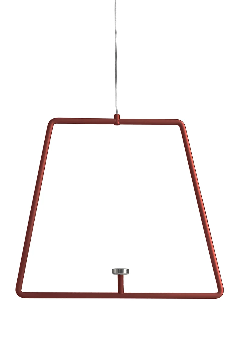 Deko-Light Pendel für Magnetleuchte Miram Rubin Rot Rubin Rot RAL3003