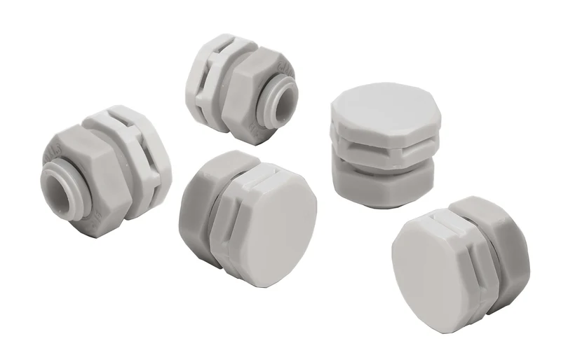 Deko-Light Druck-/Feuchtigkeitsausgleichsventil mit Membran, 1200ml/min, M10, IP67, 5er Set Weiß