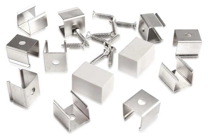 Deko-Light Montageset für D Flex Line 12,0 x 20,0 mm Silber