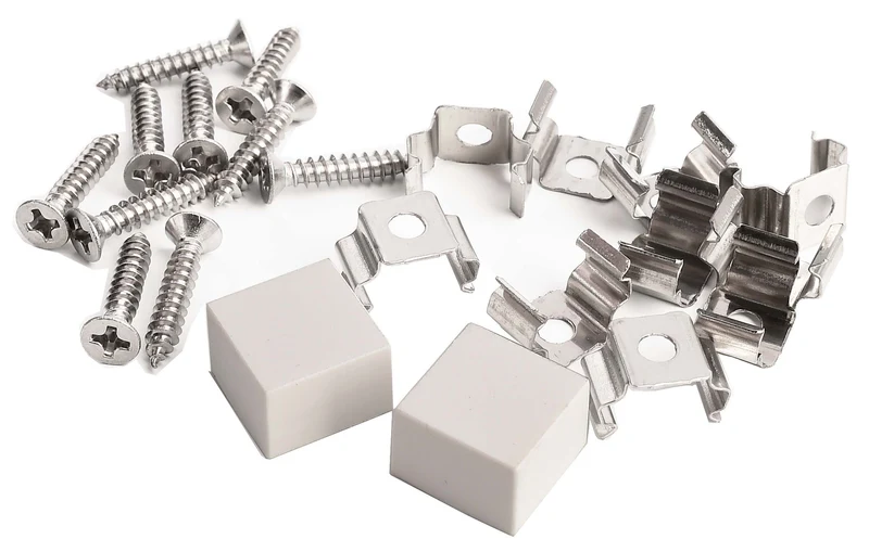 Deko-Light Montageset für D Flex Line 10,0 x 10,0 mm Silber