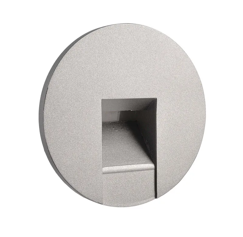 Deko-Light Abdeckung rund grau für Alwaid Weißaluminium RAL 9006