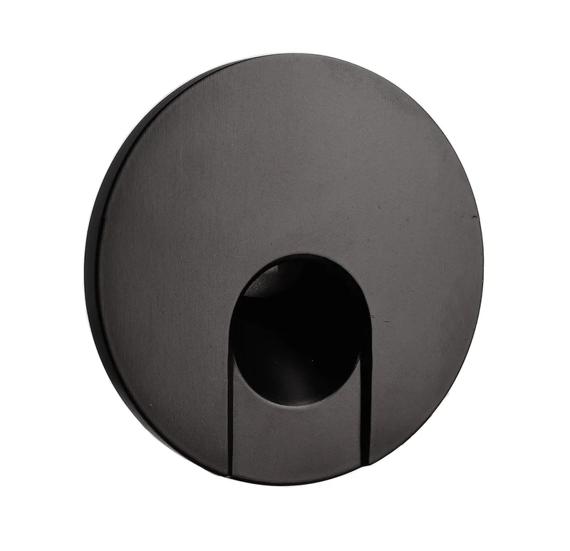 Deko-Light Abdeckung rund schwarz Auge für Alwaid Tiefschwarz RAL 9005