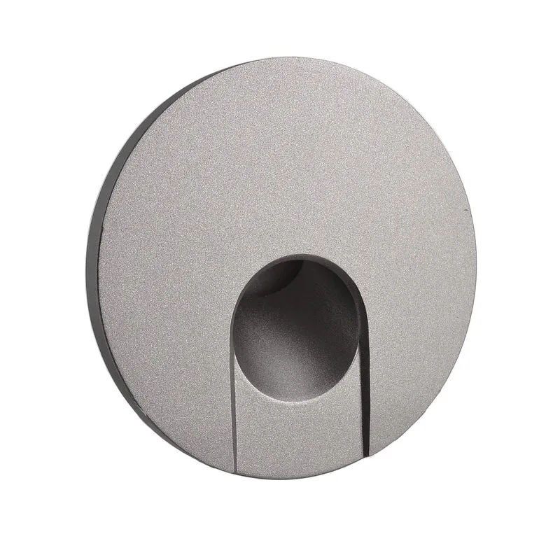 Deko-Light Abdeckung rund grau Auge für Alwaid Weißaluminium RAL 9006