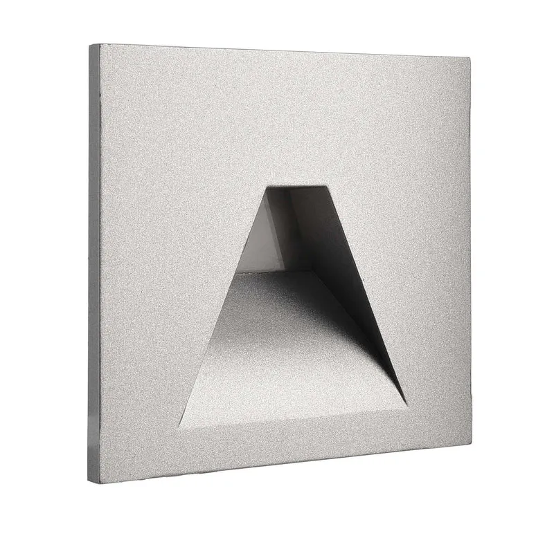 Deko-Light Abdeckung eckig grau Winkel für Alwaid Weißaluminium RAL 9006