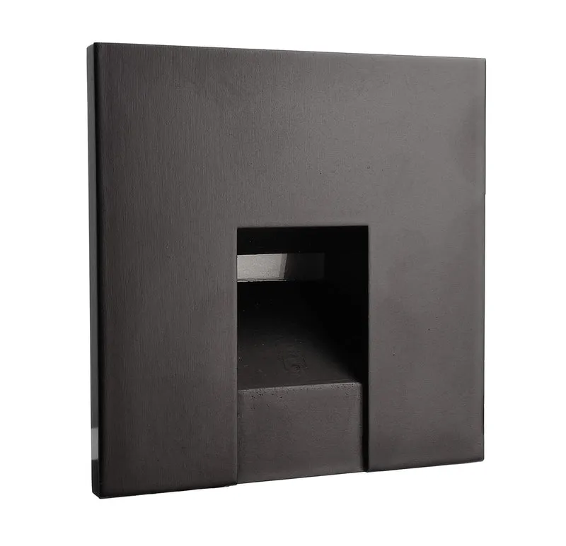 Deko-Light Abdeckung eckig schwarz für Alwaid Tiefschwarz RAL 9005