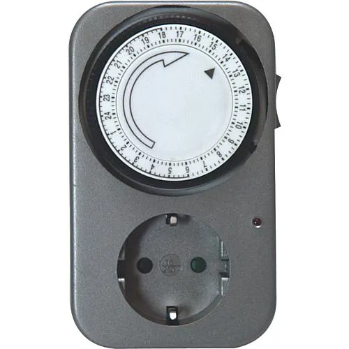 EGB - 24 Stunden Zeitschaltuhr anthrazit